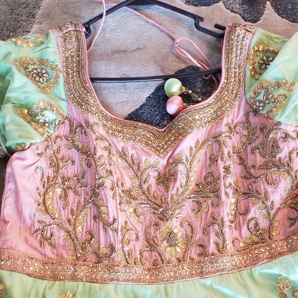 Pakistani Indian Bridal/wedding party dress size Large - Picture 4 of 10